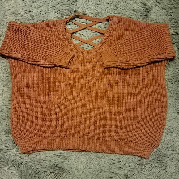 ❌ SOLD OUT ❌ Rusty Orange Sweater - Picture 5 of 6
